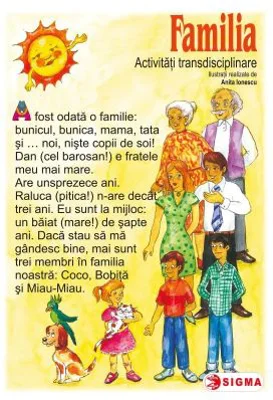 Familia. Carte uriasa. Activitati transdisciplinare