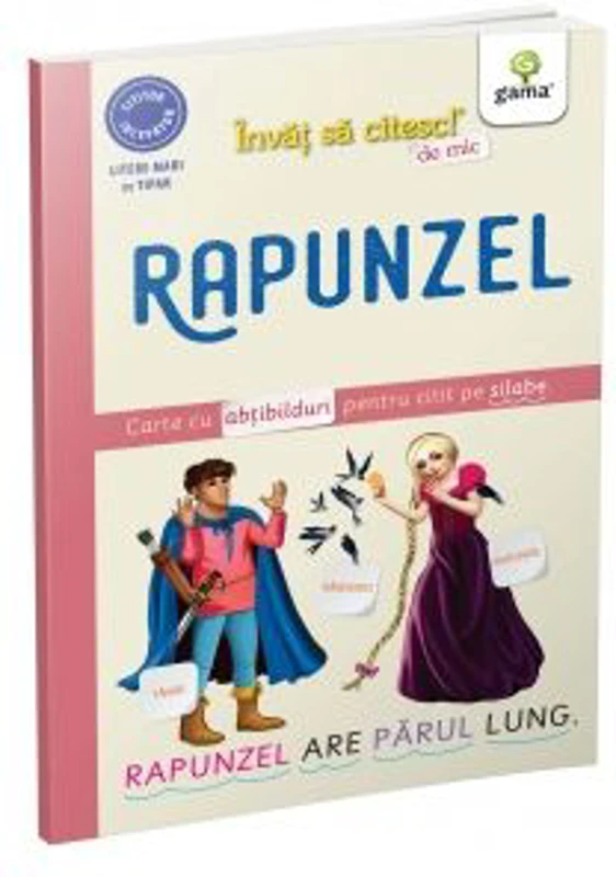 Rapunzel. Carte cu abtibilduri pentru citit pe silabe - Nicolae Tonita