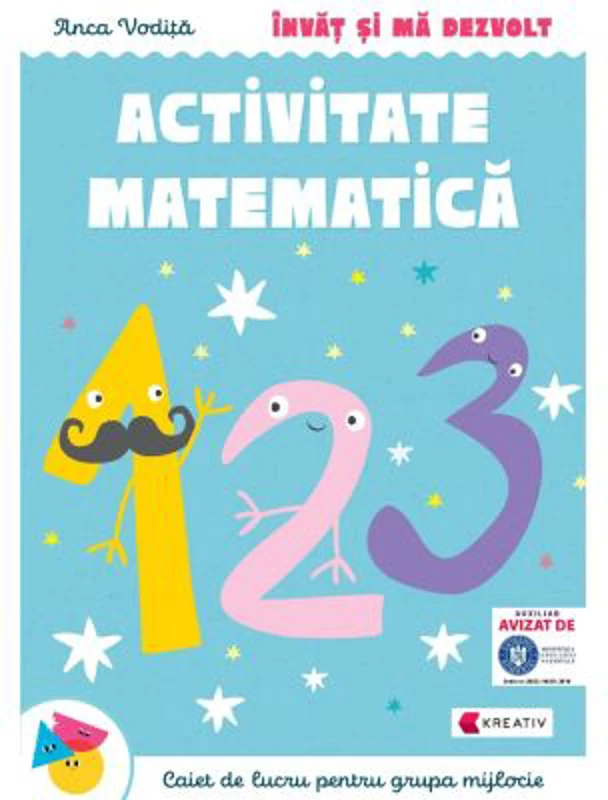 Invat si ma dezvolt Activitate matematica (grupa mijlocie) - Anca Vodita Editie 2023
