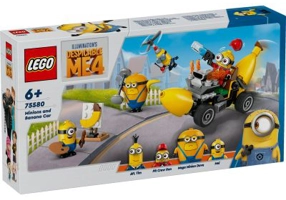 LEGO Minions. Minionii si masina-banana 75580, 136 piese