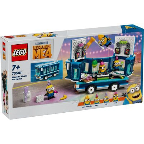 LEGO Minions. Autobuzul de petrecere al minionilor 75581, 379 piese