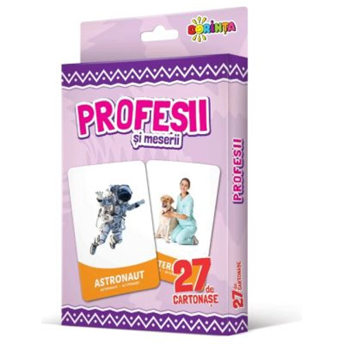 27 de cartonase. Profesii si meserii