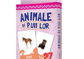 27 de cartonase. Animale si puii lor