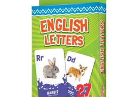 27 de cartonase. English letters