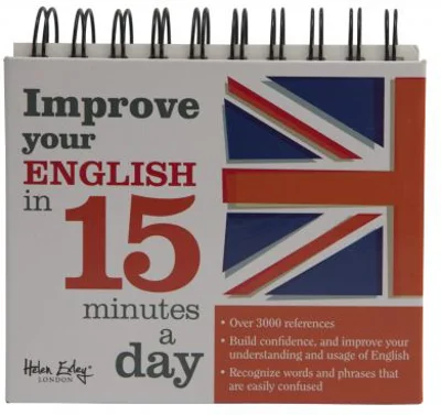 Calendarul Improve your English in 15 minutes a day