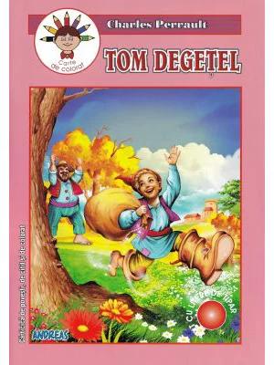Tom Degetel. Carte de colorat