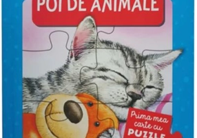 Prima mea carte cu puzzle. Pui de animale