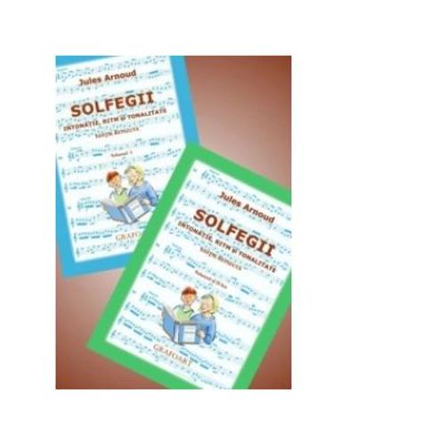 Solfegii. Intonatie, ritm si tonalitate. Set 2 volume - Jules Arnoud