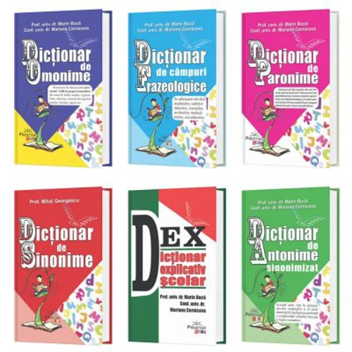 Pachet Dictionare Scolare Sinonime, Antonime, Omonime, Paronime