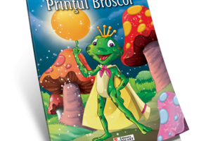 Printul Broscoi. Carte de colorat A4 cu ilustratii