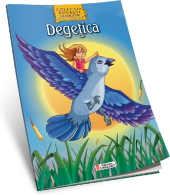 Degetica--Carte de colorat A4 cu ilustratii