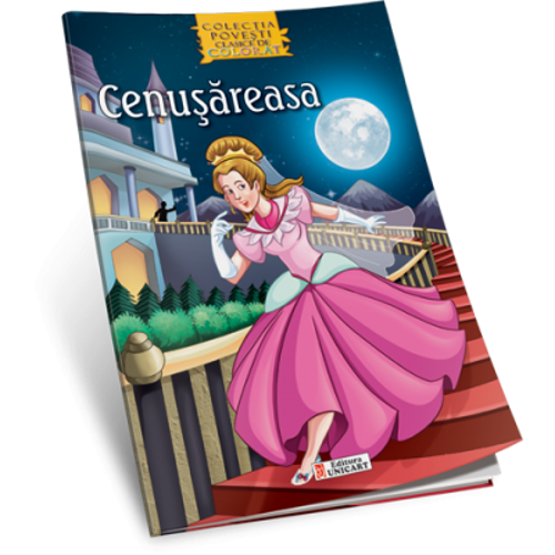 Cenusareasa-Carte de colorat A4 cu ilustratii