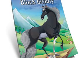 Black Beauty. Carte de colorat A4 cu ilustratii