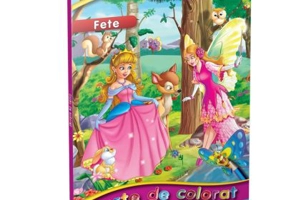 Carte De Colorat A4. Fete