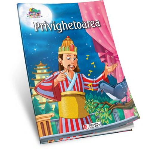 Privighetoarea. Carte de colorat A5 ilustrata