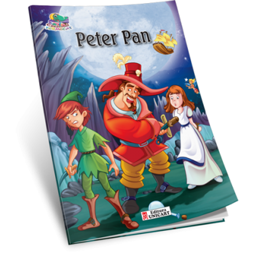 Peter Pan. Carte de colorat A5 ilustrata