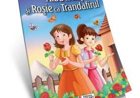 Alba ca Zapada si Rosie ca Trandafirul. Carte de colorat A5 ilustrata