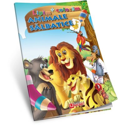 Lipim si coloram. Animale salbatice