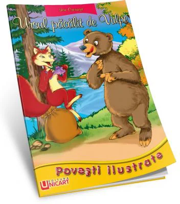 Ursul pacalit de vulpe. Poveste Ilustrata