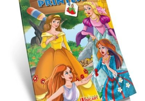 Lipim si coloram. Printese