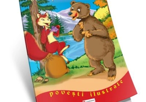 Ursul pacalit de vulpe. Poveste Ilustrata A3