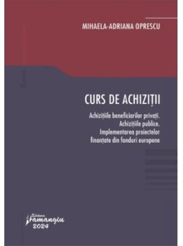 Curs de achizitii