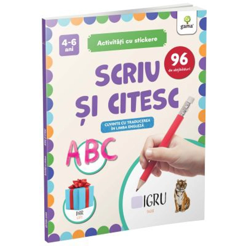 Scriu si citesc. Activitati cu stickere