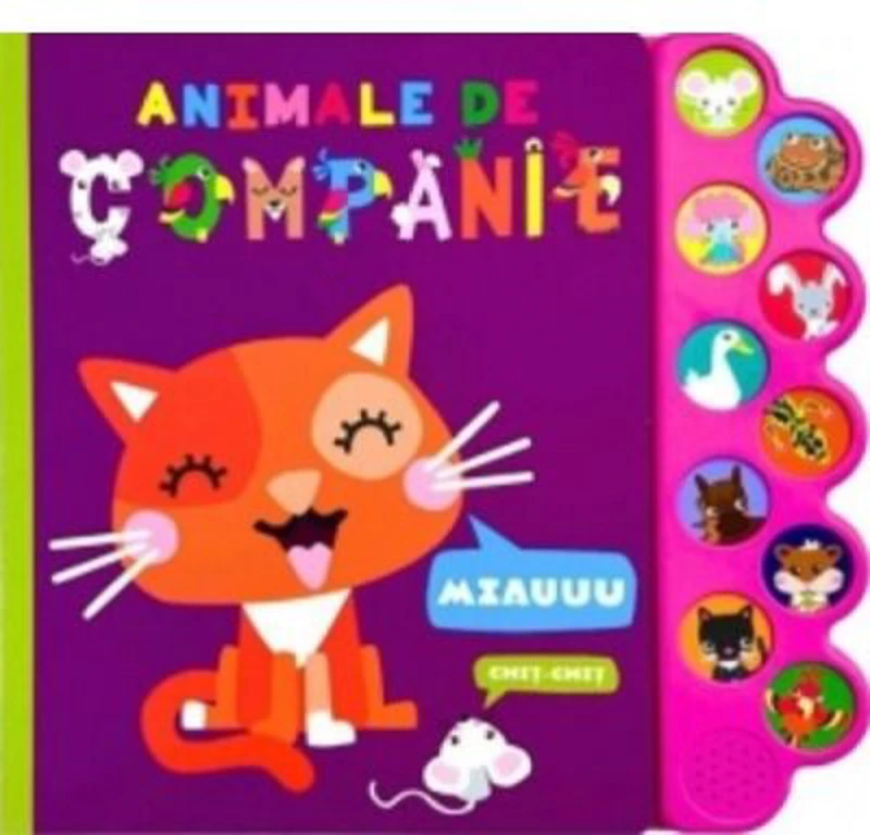 Animale de companie. Carte sonora cu 10 sunete