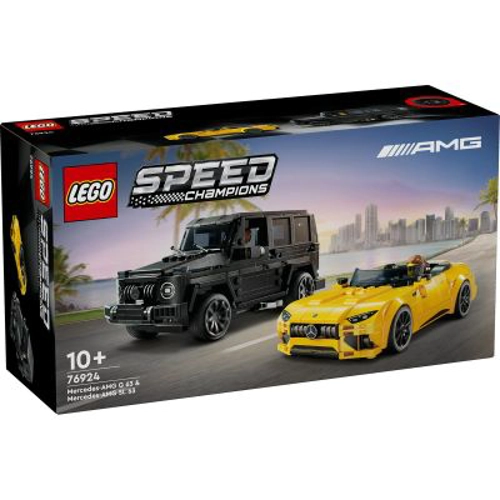 LEGO Speed Champions. Mercedes-AMG G 63 si Mercedes-AMG SL 63 76924, 808 piese
