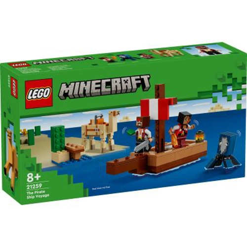 LEGO Minecraft. Calatorie pe corabia de pirati 21259, 166 piese