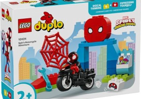 LEGO Duplo. Aventura pe motocicleta a lui Spin 10424, 24 piese
