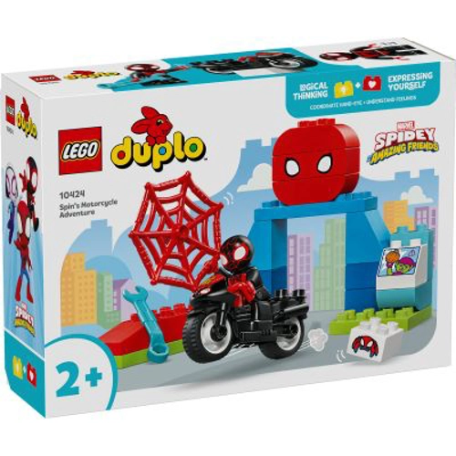 LEGO Duplo. Aventura pe motocicleta a lui Spin 10424, 24 piese