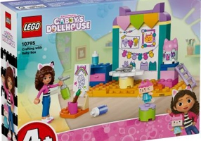 LEGO Gabby's Dollhouse. Creatii mestesugite cu Baby Box 10795, 60 piese
