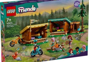 LEGO Friends. Cabane in tabara de aventuri 42624, 437 piese