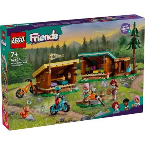 LEGO Friends. Cabane in tabara de aventuri 42624, 437 piese