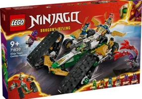 LEGO Ninjago. Vehicul combinat al echipei ninja 71820, 576 piese