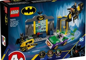 LEGO DC Super Heroes. Batcave cu Batman, Batgirl si Joker 76272, 184 piese