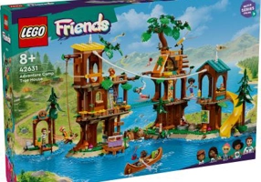 LEGO Friends. Casa din copac din tabara de aventuri 42631, 1128 piese