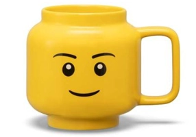 Cana mare LEGO din ceramica, cap de baiat 41460800