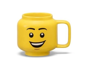 Cana mica LEGO din ceramica, cap de baiat fericit 40460806