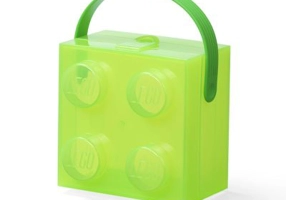 Cutie LEGO 2x2, verde transparent 40240008