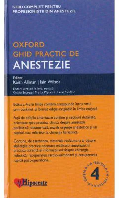 Ghid practic de anestezie Oxford Editia 4