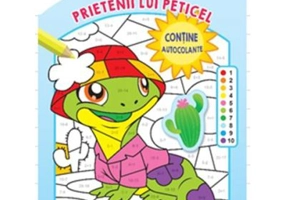 Colorez dupa numere. Prietenii lui Peticel. Nivelul 4