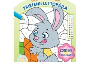 Colorez dupa numere. Prietenii lui Topaila. Nivelul 2