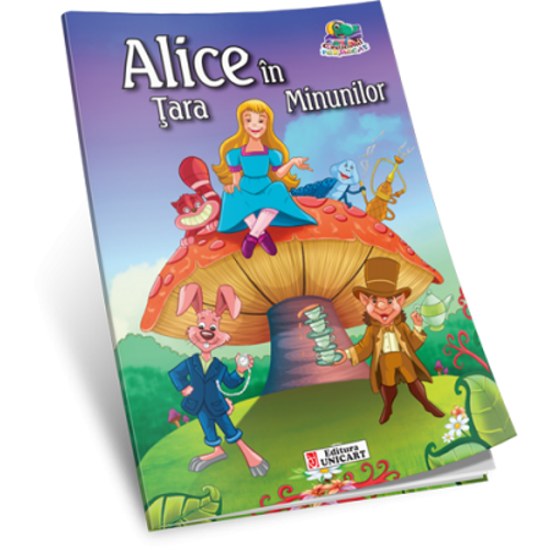 Alice in tara minunilor. Carte de colorat A5 ilustrata