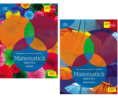 Clubul Matematicienilor. Set Culegere de Matematica pentru clasa a 6-a, partea 1 si 2 - Marius Perianu
