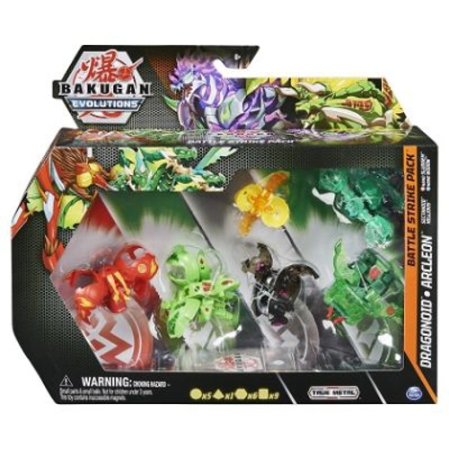 Bakugan S4 Pachet Starter 4 piese Dragonoid, Arcleon, Sectanoid si Nillious
