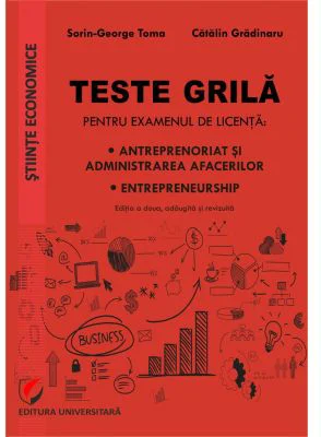 Teste grila pentru examenul de licenta. Antreprenoriat si administrarea afacerilor, entrepreneurship