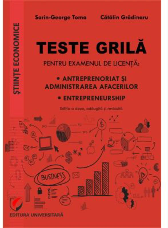 Teste grila pentru examenul de licenta. Antreprenoriat si administrarea afacerilor, entrepreneurship