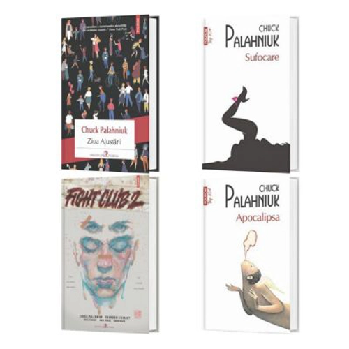 Pachet format din 4 titluri Ziua Ajustarii, Sufocare, Fight Club 2, Apocalipsa - Chuck Palahniuk